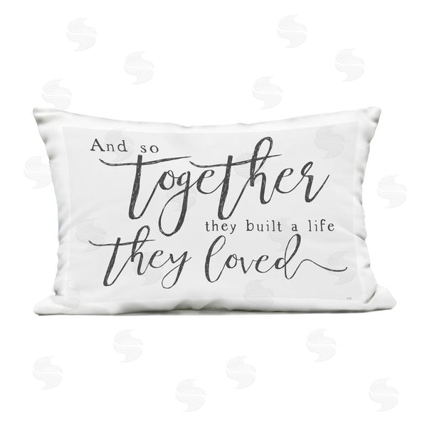 Stupell Industries Lux + Me Designs | Together A Life They Loved Printed Throw Pillow