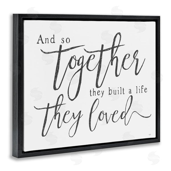 Stupell Industries Lux + Me Designs | Together A Life They Loved Wall Art