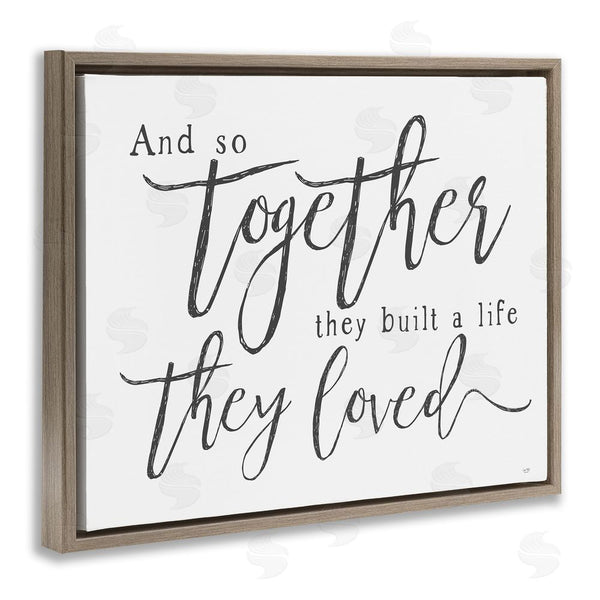 Stupell Industries Lux + Me Designs | Together A Life They Loved Wall Art