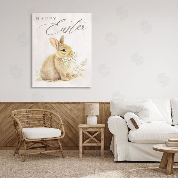 Stupell Industries Lux + Me Designs | Vintage Happy Easter Bunny Wall Art