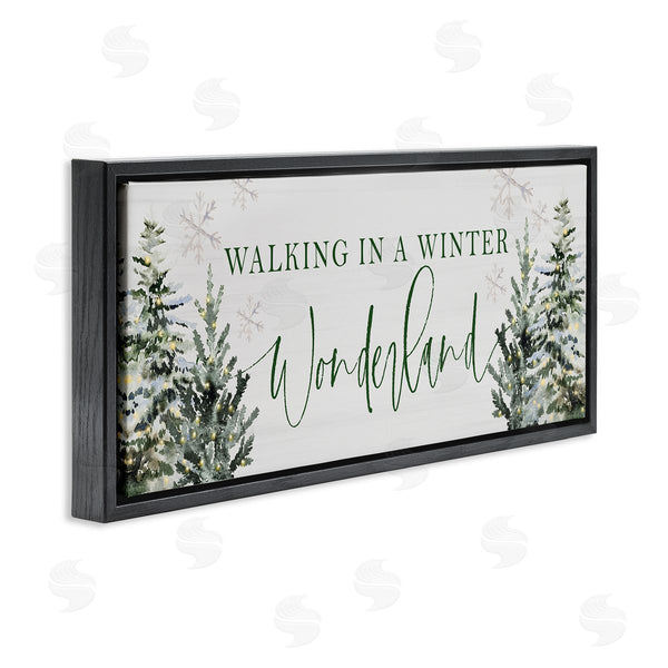 Stupell Industries Lux + Me Designs | Winter Wonderland Trees Wall Art