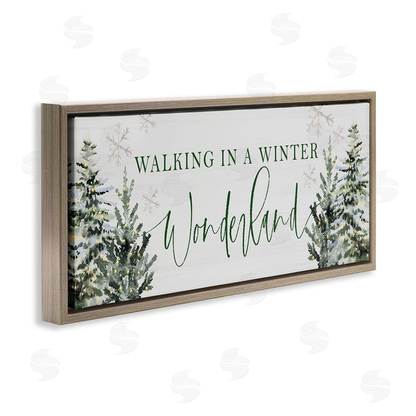Stupell Industries Lux + Me Designs | Winter Wonderland Trees Wall Art