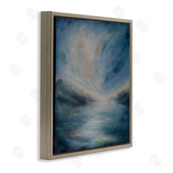 Stupell Industries Lydia Orange | Blue Hour Abstract Landscape