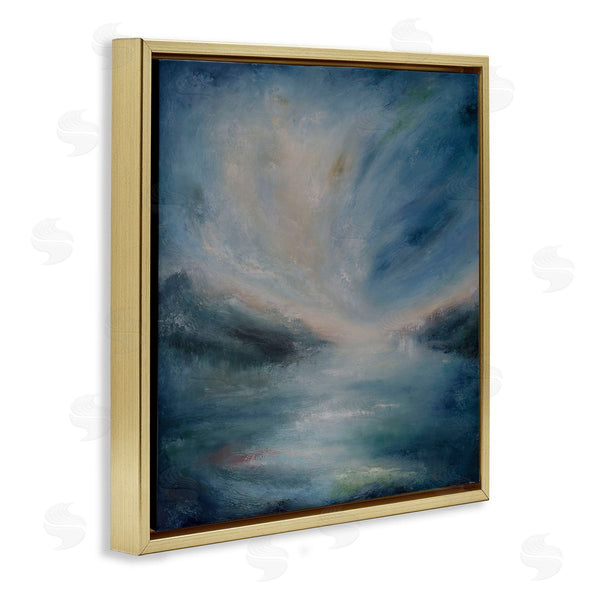 Stupell Industries Lydia Orange | Blue Hour Abstract Landscape