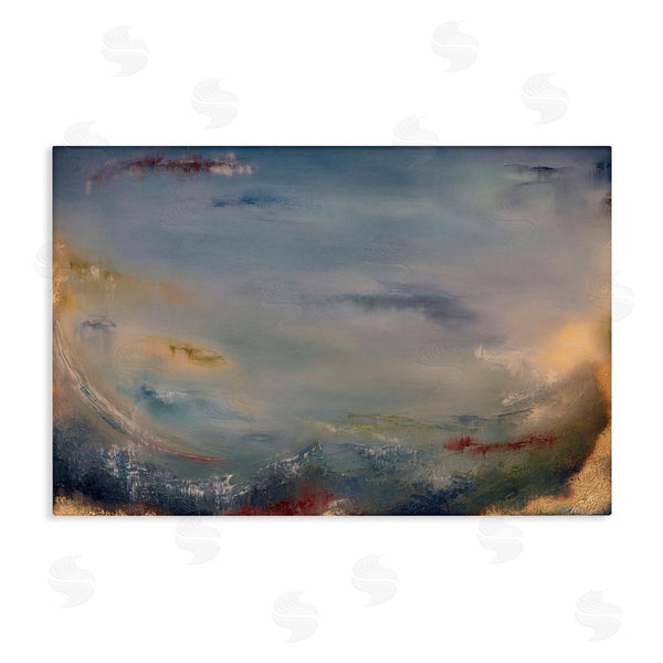 stupell industries Lydia Orange | Bottom Of Ocean Abstraction