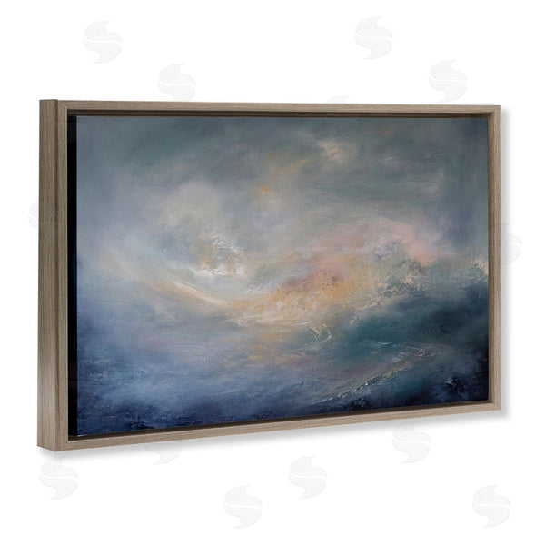 Stupell Industries Lydia Orange | Cascading Clouds Abstract