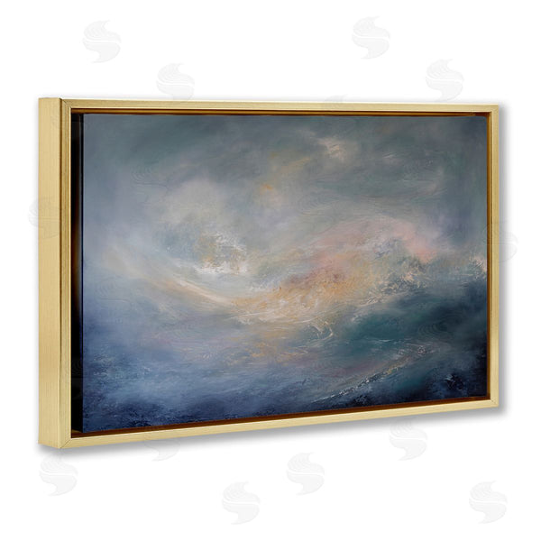 Stupell Industries Lydia Orange | Cascading Clouds Abstract