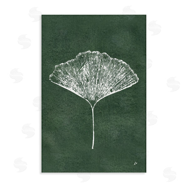 stupell industries Lydia Orange | Ginkgo Impression on Green