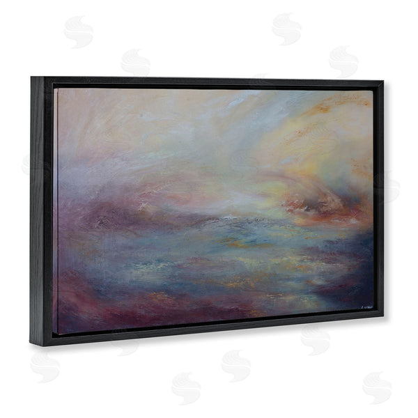 Stupell Industries Lydia Orange | Golden Hour Swirled Abstract
