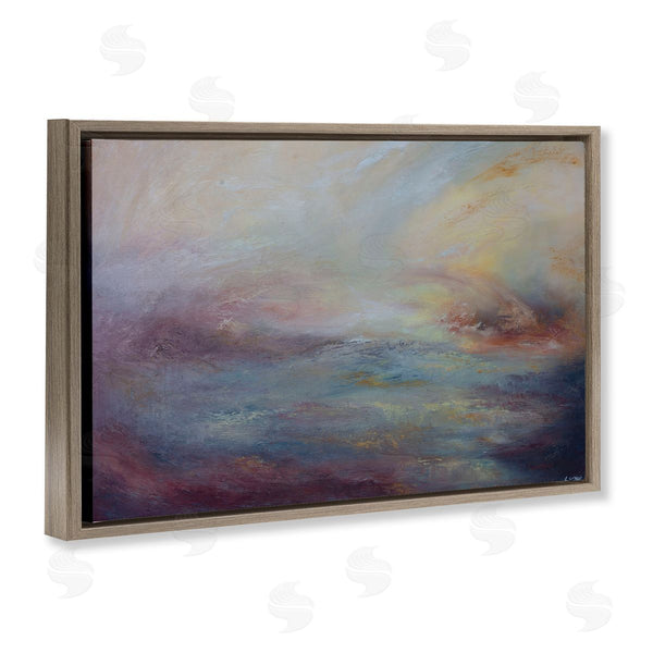 Stupell Industries Lydia Orange | Golden Hour Swirled Abstract