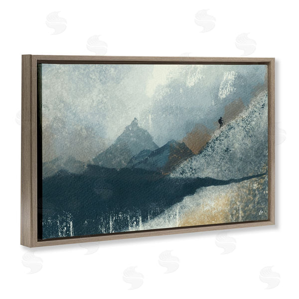 Stupell Industries Lydia Orange | Intrepid Traveler In Mountains