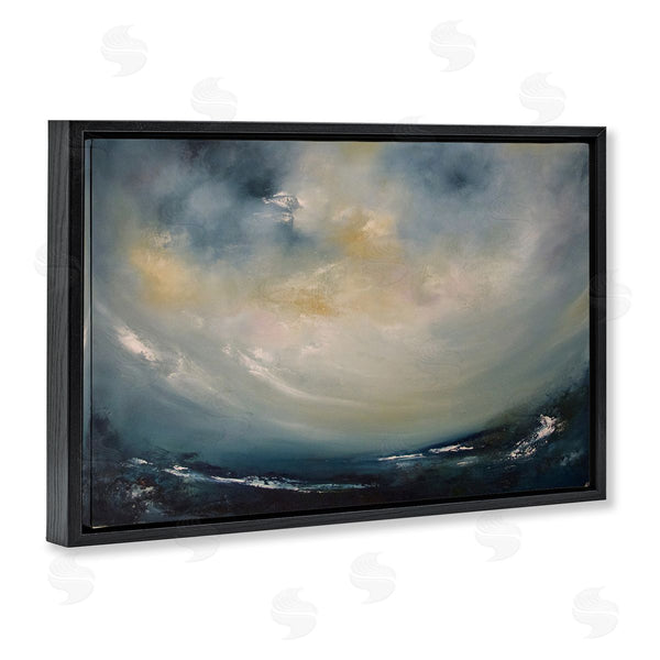 Stupell Industries Lydia Orange | Sun Through Storm Clouds