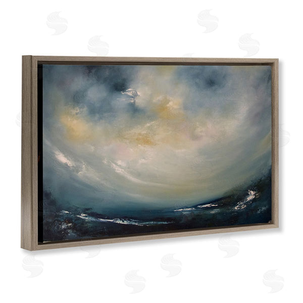 Stupell Industries Lydia Orange | Sun Through Storm Clouds