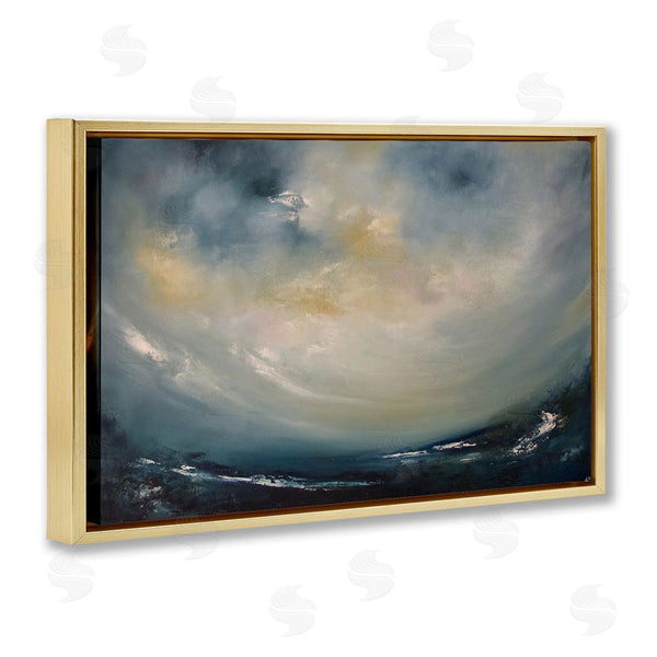 Stupell Industries Lydia Orange | Sun Through Storm Clouds