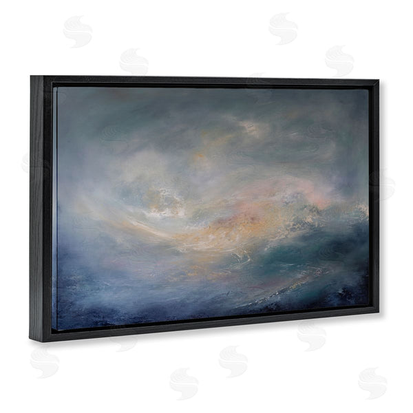 Stupell Industries Lydia Orange | Swirling Abstract Clouds