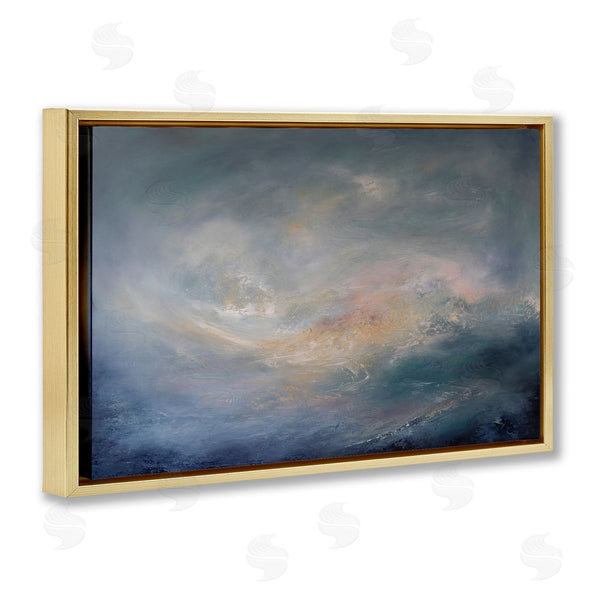 Stupell Industries Lydia Orange | Swirling Abstract Clouds
