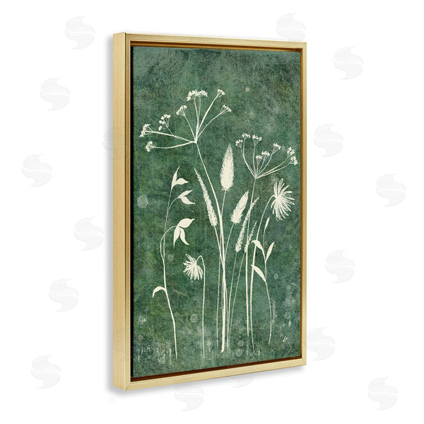 Stupell Industries Lydia Orange | Wildflowers On Rustic Green