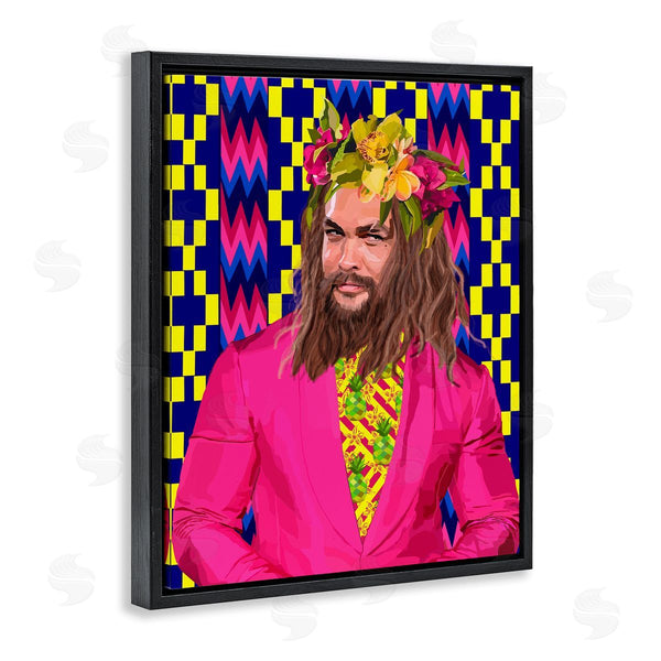Stupell Industries Lynnda Rakos | Bold Patterned Actor Portrait Wall Art