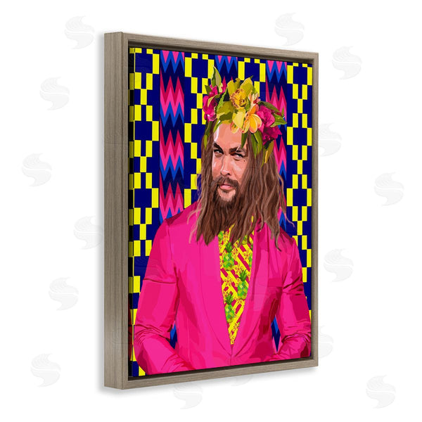 Stupell Industries Lynnda Rakos | Bold Patterned Actor Portrait Wall Art