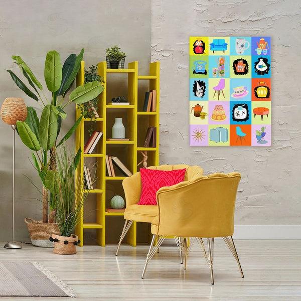 Stupell Industries Lynnda Rakos | Retro Vintage Vignettes Wall Art