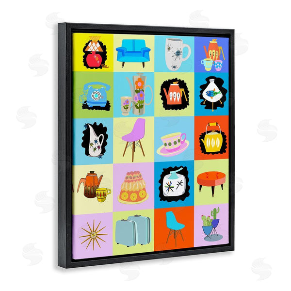 Stupell Industries Lynnda Rakos | Retro Vintage Vignettes Wall Art