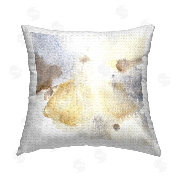 Stupell Industries M. Gloria Hunter | Subtle Cloudy Abstract Printed Throw Pillow