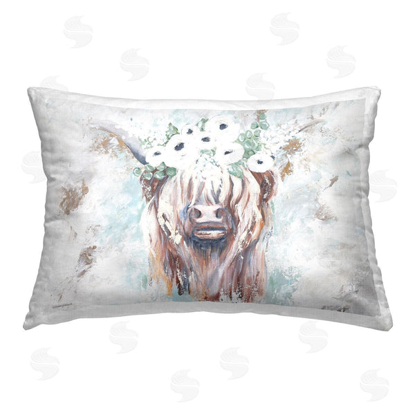 stupell industries Mackenzie Kissell | Abstract Floral Cow