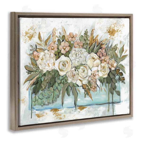 Stupell Industries Mackenzie Kissell | Country Floral Planter Arrangement Wall Art