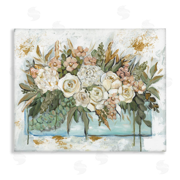 stupell industries Mackenzie Kissell | Country Floral Planter Arrangement Wall Art
