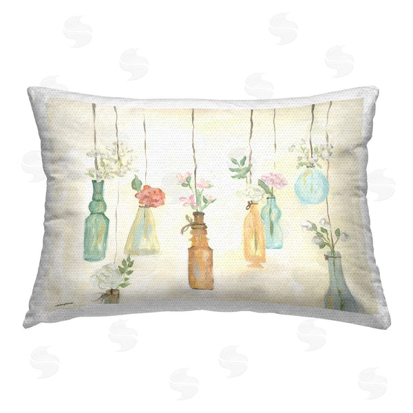 Stupell Industries Mackenzie Kissell | Floral Hanging Bottles