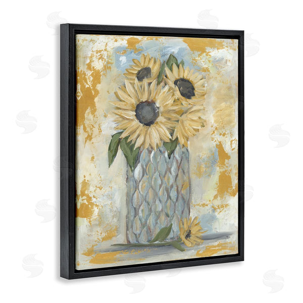 Stupell Industries Mackenzie Kissell | Rustic Weathered Sunflower Vase Wall Art