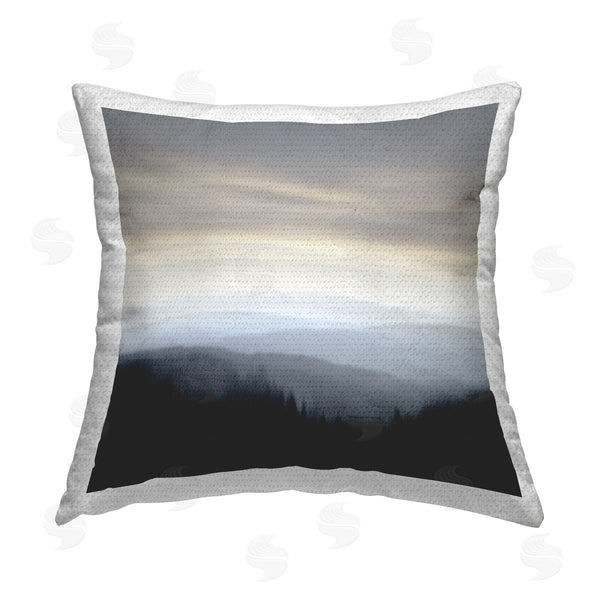 Stupell Industries Madeline Clark | Dark Forest Landscape Printed Throw Pillow