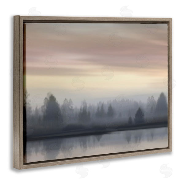 Stupell Industries Madeline Clark | Foggy Pond Reflection Wall Art