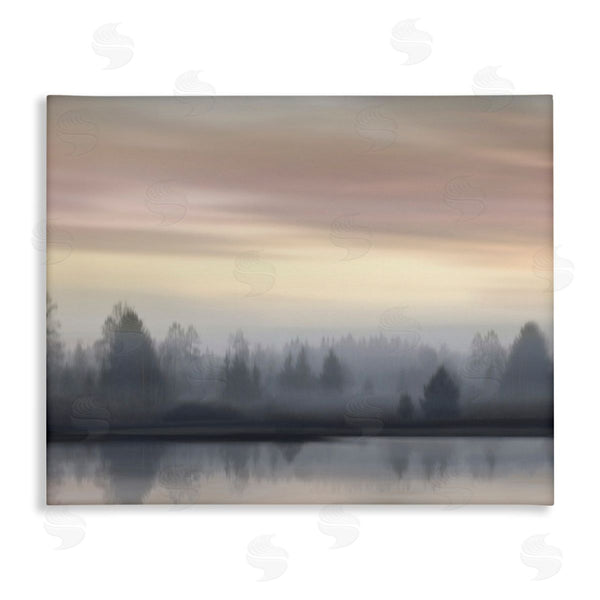 stupell industries Madeline Clark | Foggy Pond Reflection Wall Art