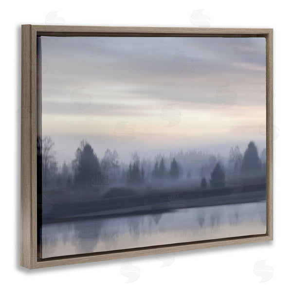 Stupell Industries Madeline Clark | Grey Woodland Lake