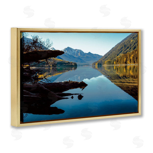 Stupell Industries Madison Starnes Photography | Evergreen Mirrors River Reflection Wall Art