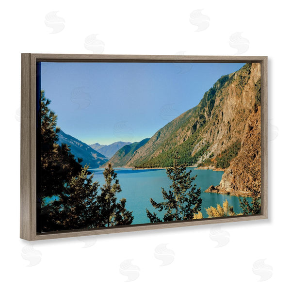 Stupell Industries Madison Starnes Photography | Golden Peaks Over River