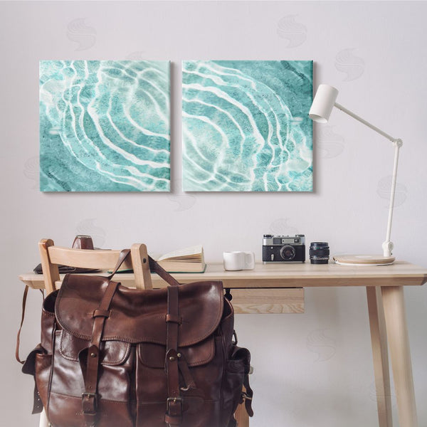 Stupell Industries Maggie Olsen | Calm Blue Water Ripples Clear Tropical Lake Wall Art