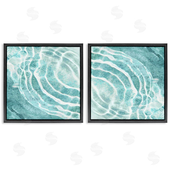 Stupell Industries Maggie Olsen | Calm Blue Water Ripples Clear Tropical Lake Wall Art