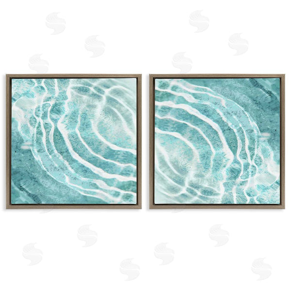 Stupell Industries Maggie Olsen | Calm Blue Water Ripples Clear Tropical Lake Wall Art
