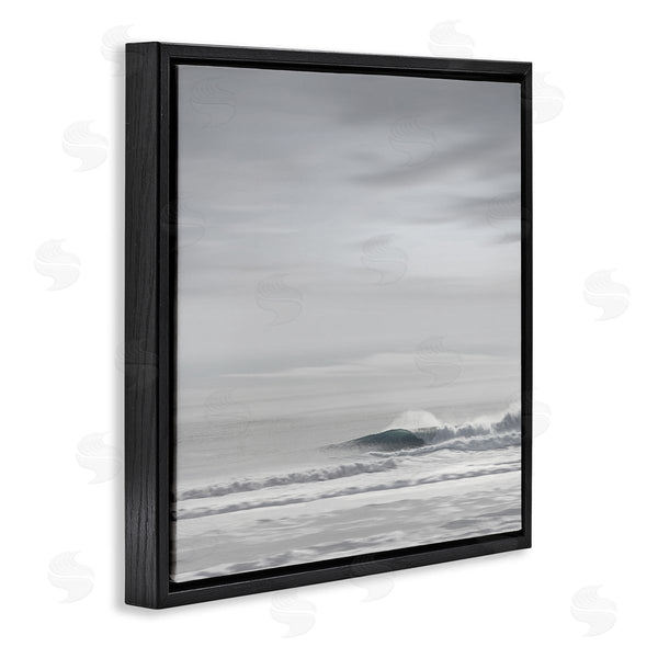Stupell Industries Maggie Olsen | Misty Grey Beach Ripples