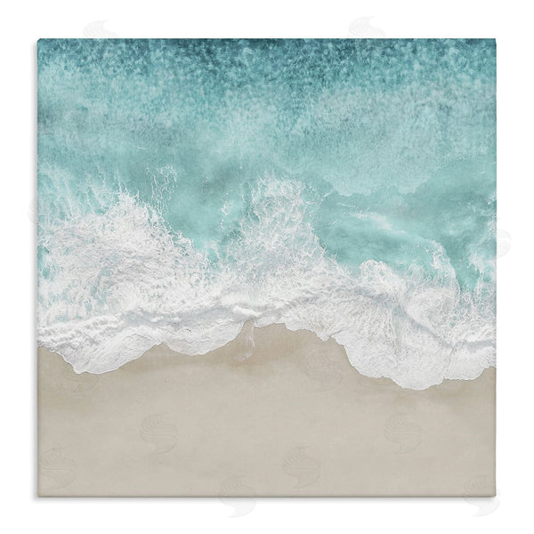 stupell industries Maggie Olsen | Sea Foam on Sandy Beach Wall Art