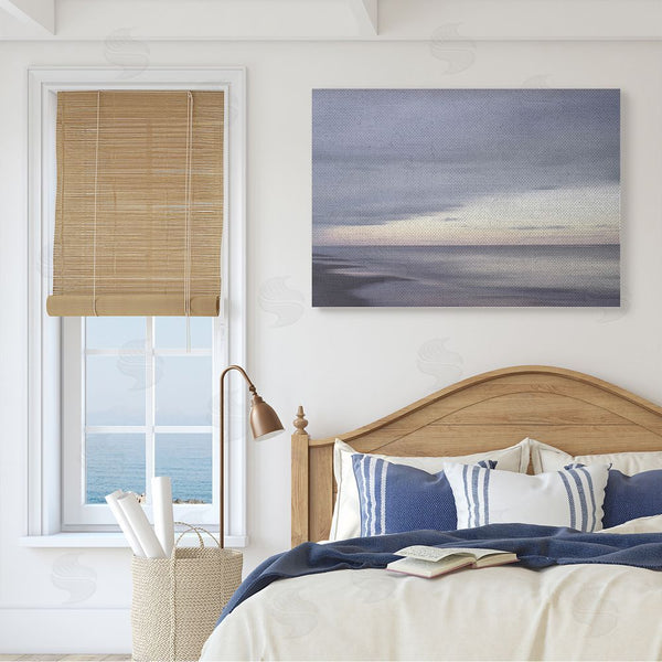 Stupell Industries Maggie Olsen | Sunset Beach Soft Focus Hazy Clouds Wall Art