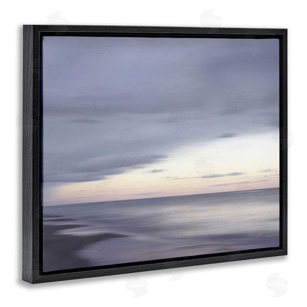 Stupell Industries Maggie Olsen | Sunset Beach Soft Focus Hazy Clouds Wall Art