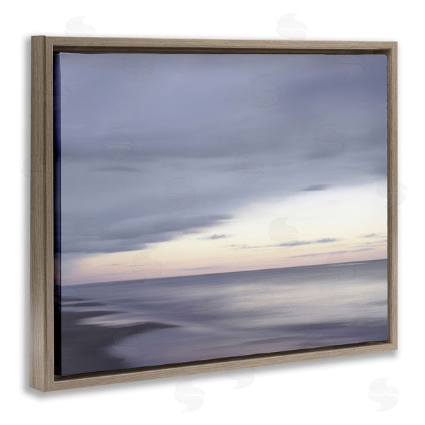 Stupell Industries Maggie Olsen | Sunset Beach Soft Focus Hazy Clouds Wall Art