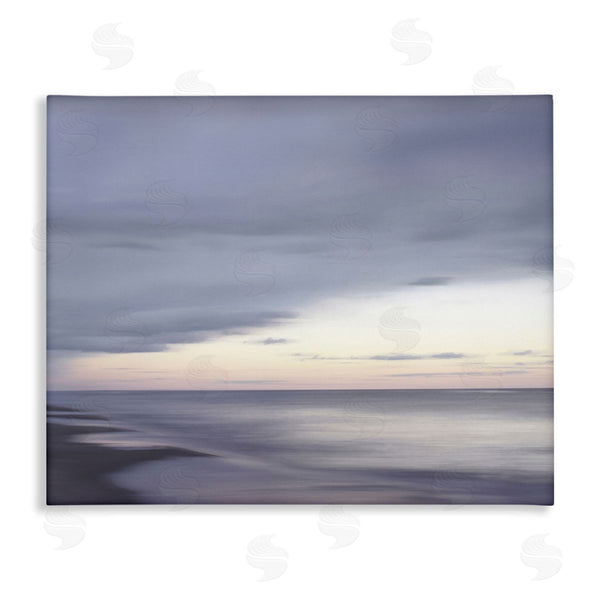 stupell industries Maggie Olsen | Sunset Beach Soft Focus Hazy Clouds Wall Art