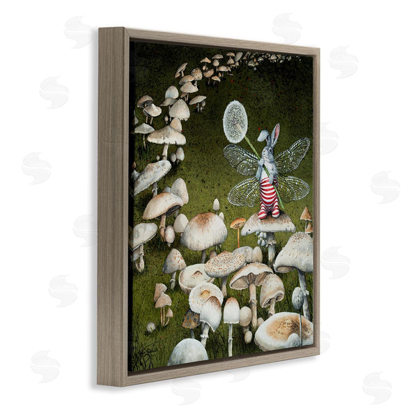 Stupell Industries Maggie Vandewalle | Fairy Bunny On Mushroom