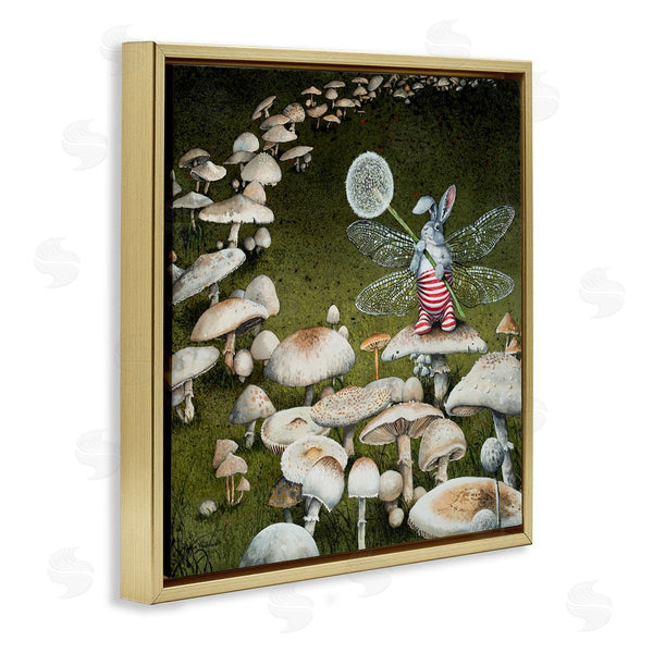 Stupell Industries Maggie Vandewalle | Fairy Bunny On Mushroom