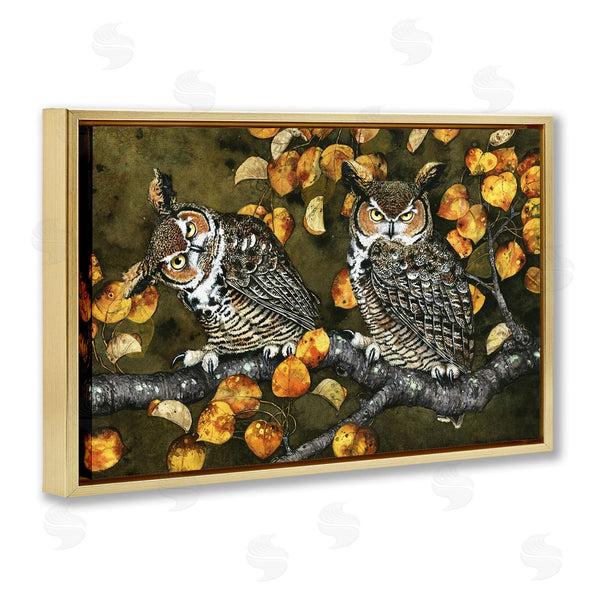 Stupell Industries Maggie Vandewalle | Inquisitor Owls Autumn Branch