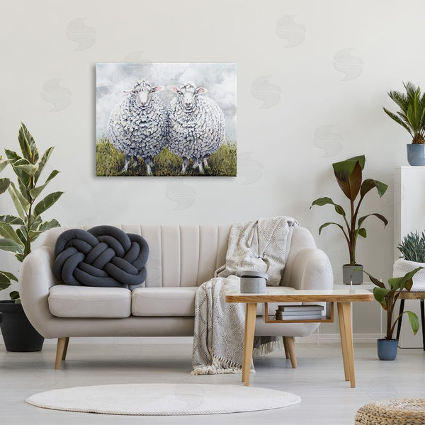 Stupell Industries Maggie Vandewalle | Sheep Duo Farm Landscape Wall Art